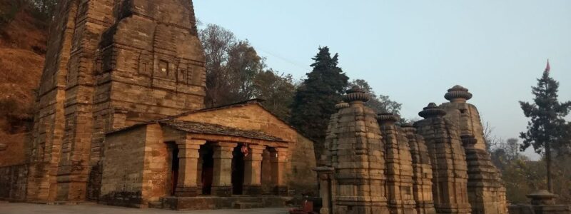 Katarmal Sun Temple at Sunset