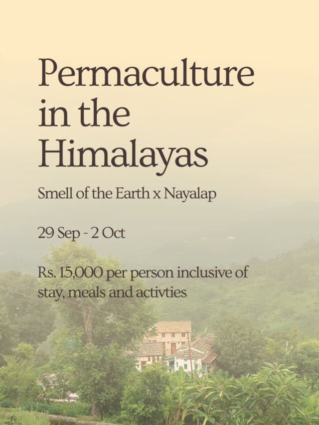 Permaculture in the Himalayas: 29 Sep – 2 Oct